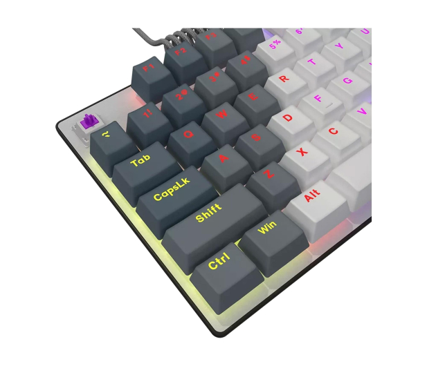 Lorgar Azar 514TKL RGB Biała - 1326963 - zdjęcie 8